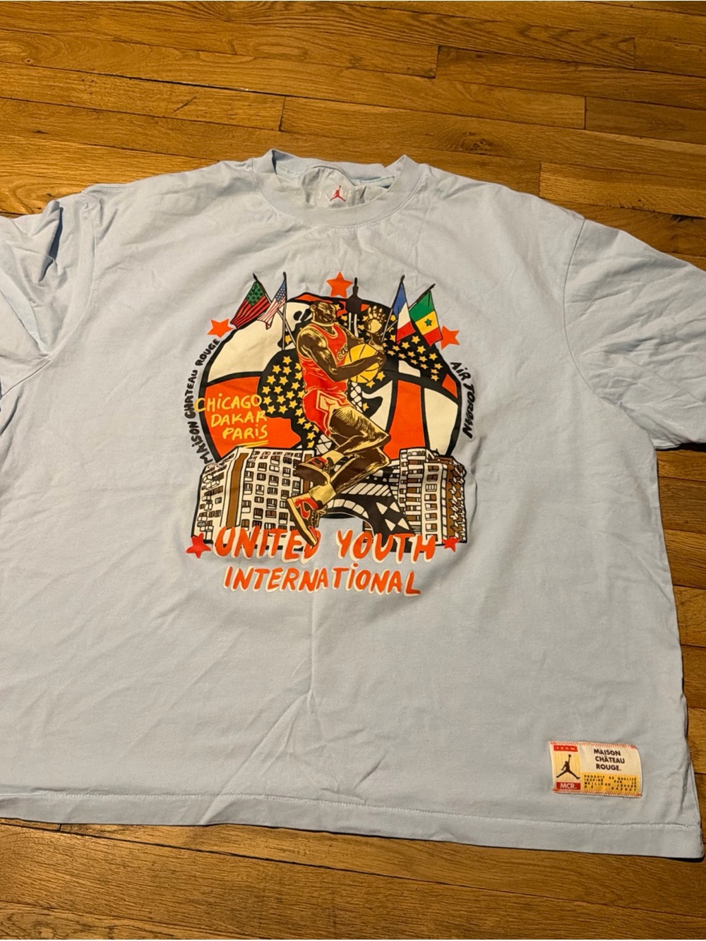 Men’s xxl Air Jordan Maison Château Rouge Patch Tee